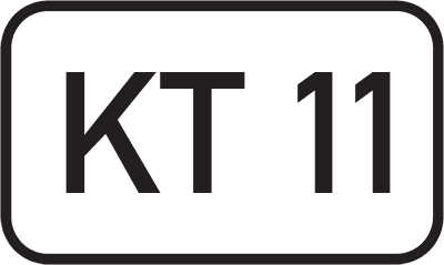 Straßenschild Kreisstraße KT 11
