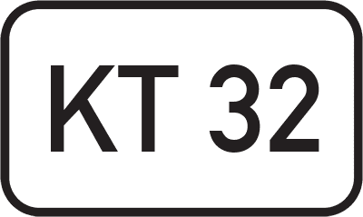Straßenschild Kreisstraße KT 32
