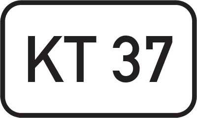 Straßenschild Kreisstraße KT 37