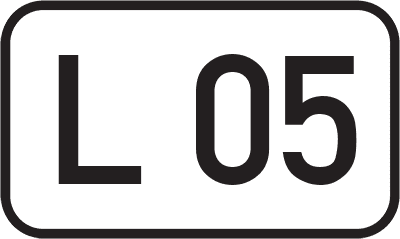 Straßenschild Landesstraße L 05