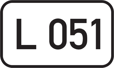 Straßenschild Landesstraße L 051