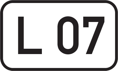 Straßenschild Landesstraße L 07
