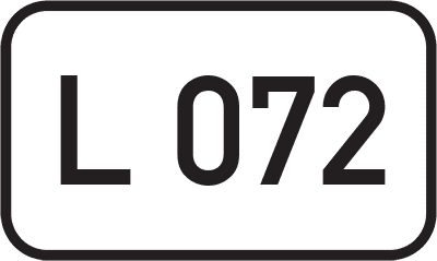 Straßenschild Landesstraße L 072