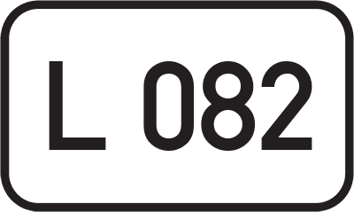 Straßenschild Landesstraße L 082