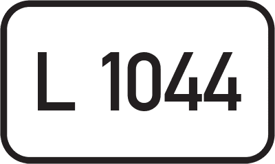 Straßenschild Landesstraße L 1044