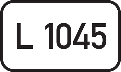 Straßenschild Landesstraße L 1045