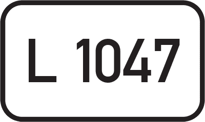 Straßenschild Landesstraße L 1047
