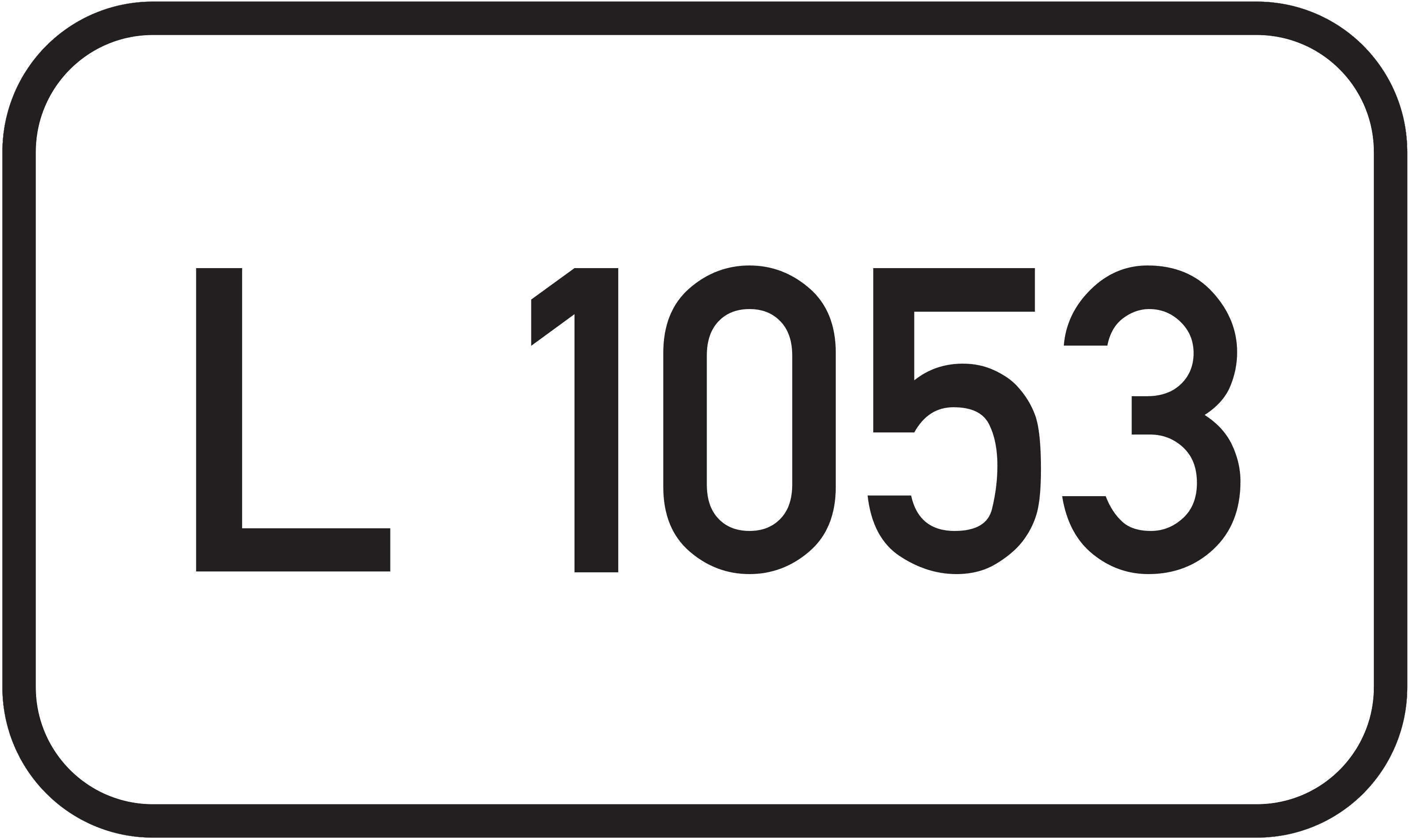 Straßenschild Landesstraße L 1053