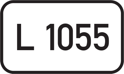 Straßenschild Landesstraße L 1055