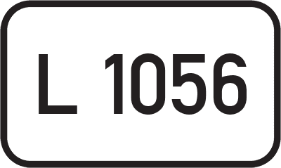 Straßenschild Landesstraße L 1056
