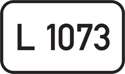Straßenschild Landesstraße L 1073