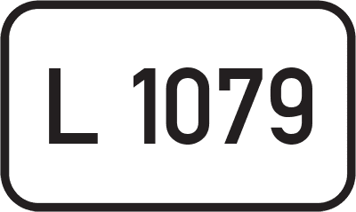 Straßenschild Landesstraße L 1079