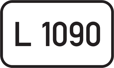 Straßenschild Landesstraße L 1090