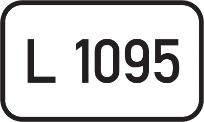 Straßenschild Landesstraße L 1095