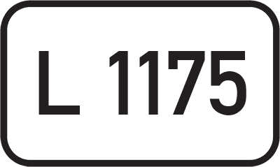 Straßenschild Landesstraße L 1175