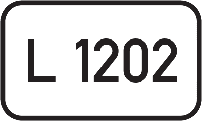 Straßenschild Landesstraße L 1202