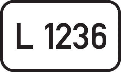 Straßenschild Landesstraße L 1236