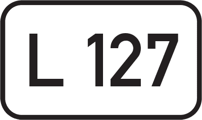 Straßenschild Landesstraße L 127