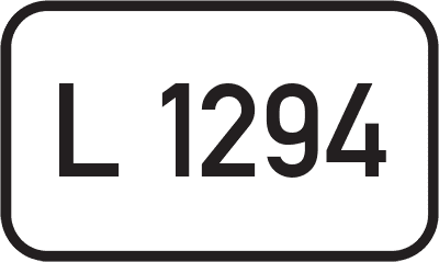 Straßenschild Landesstraße L 1294