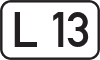 Bundesstraße L 13