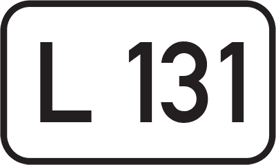 Straßenschild Landesstraße L 131