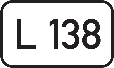 Straßenschild Landesstraße L 138