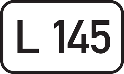 Straßenschild Landesstraße L 145