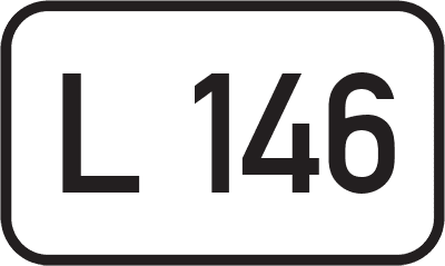 Straßenschild Landesstraße L 146