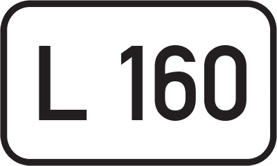 Straßenschild Landesstraße L 160