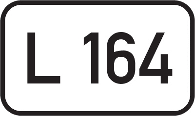 Straßenschild Landesstraße L 164