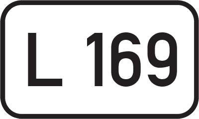 Straßenschild Landesstraße L 169
