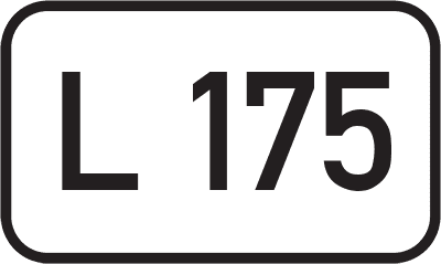 Straßenschild Landesstraße L 175