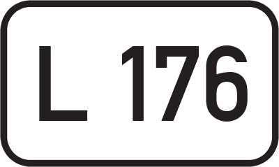 Straßenschild Landesstraße L 176
