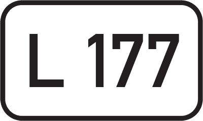 Straßenschild Landesstraße L 177