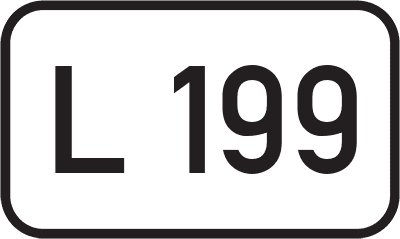 Straßenschild Landesstraße L 199