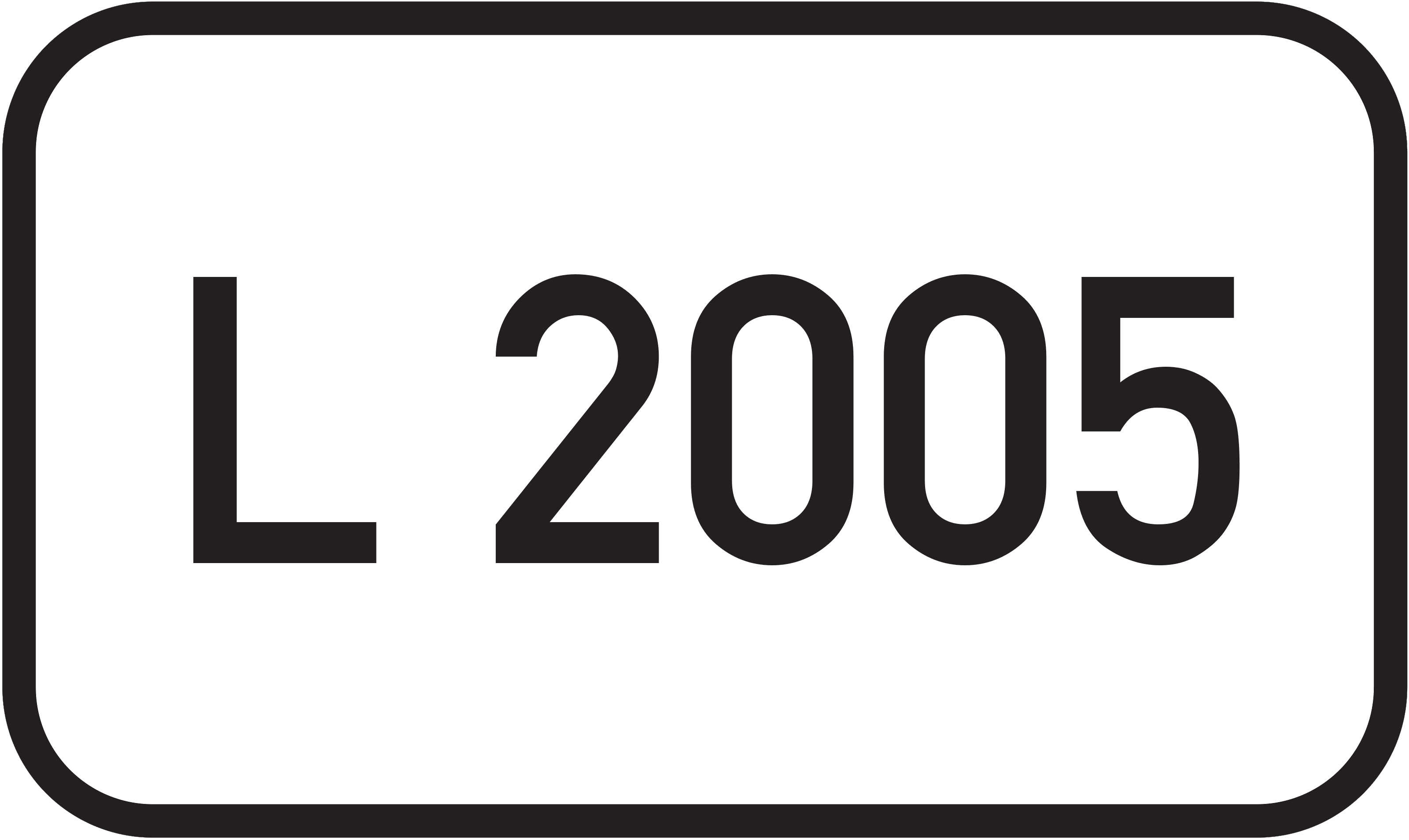 Straßenschild Landesstraße L 2005