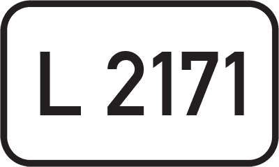 Straßenschild Landesstraße L 2171