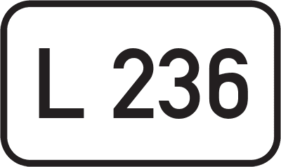 Straßenschild Landesstraße L 236
