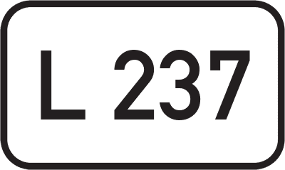 Straßenschild Landesstraße L 237