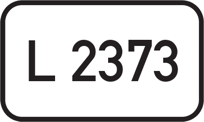 Straßenschild Landesstraße L 2373