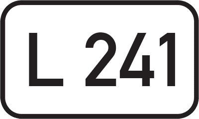 Straßenschild Landesstraße L 241