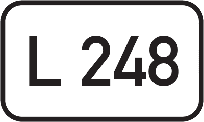 Straßenschild Landesstraße L 248