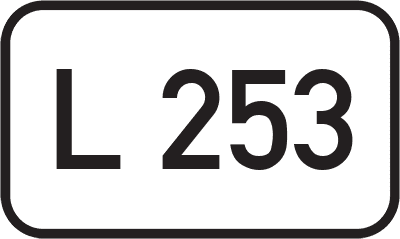 Straßenschild Landesstraße L 253