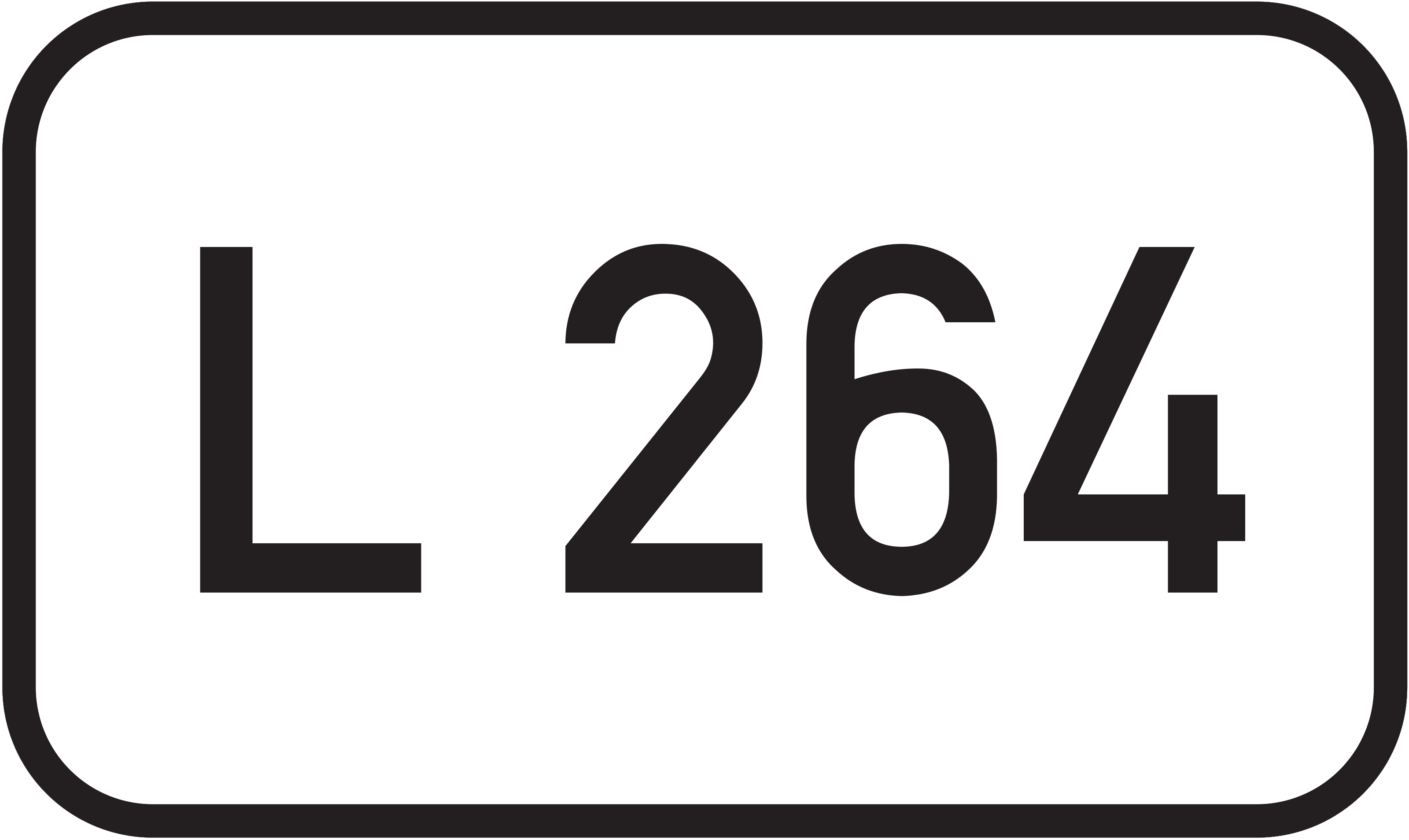 Straßenschild Landesstraße L 264
