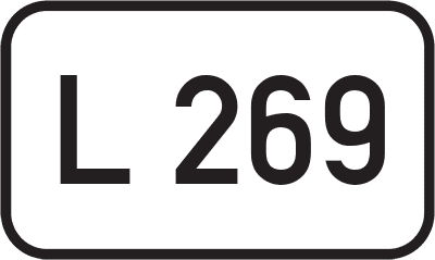 Straßenschild Landesstraße L 269
