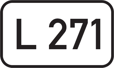 Straßenschild Landesstraße L 271