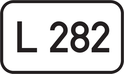 Straßenschild Landesstraße L 282