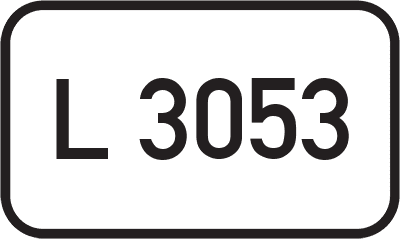 Straßenschild Landesstraße L 3053