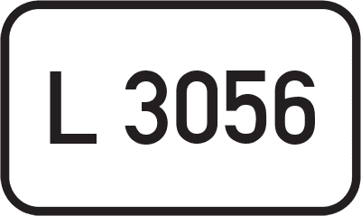 Straßenschild Landesstraße L 3056