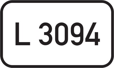 Straßenschild Landesstraße L 3094